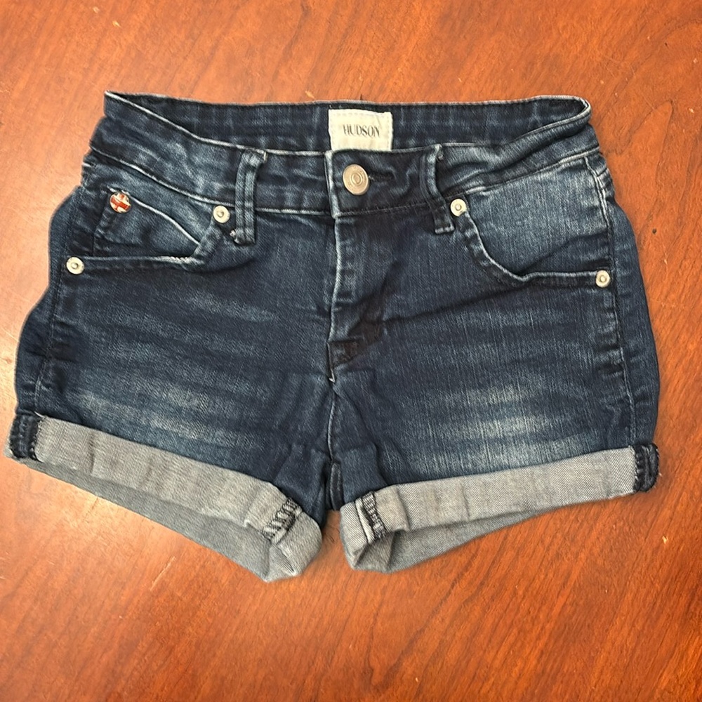 Girls Hudson denim shorts size 14